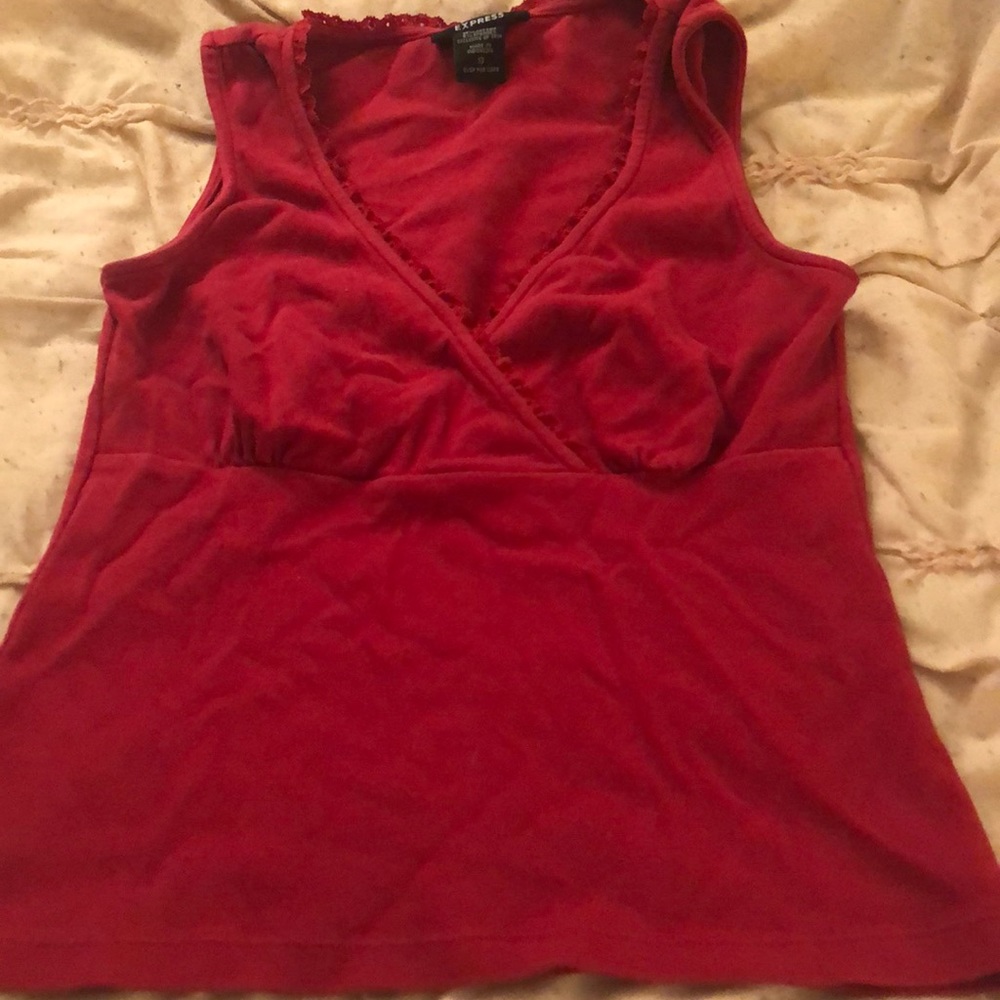 Cute Red Express Tank Top